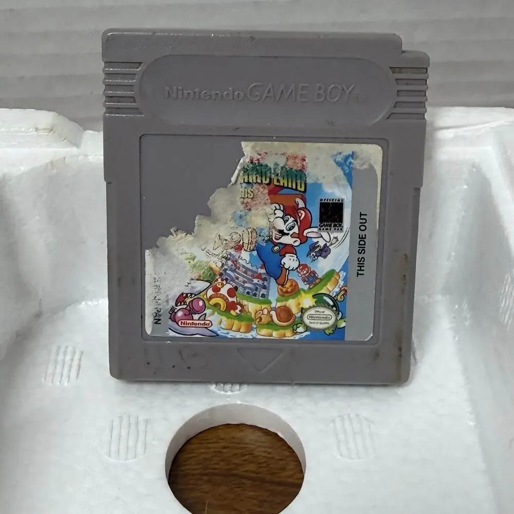 Original Nintendo Game Boy GB DMG-01 1992 with Manual Box & Super Mario Land